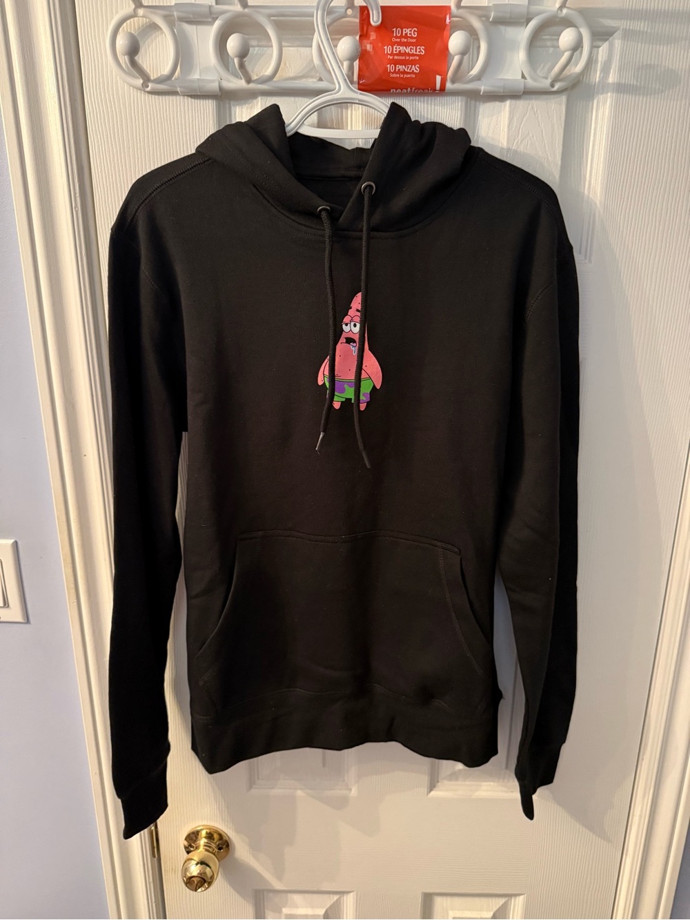 SpongeBob Squarepants Black Hoodie with Pink Patrick Star Graphic - Picture 2 of 10